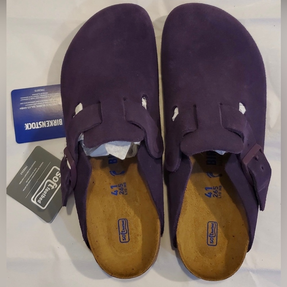 Birkenstock Boston clogs Wine Sz 41